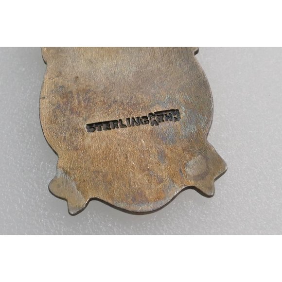 Rare Signed Richard Hemsley Watch Fob Sterling Silver & Enamel Ontario Canada - Picture 15 of 16